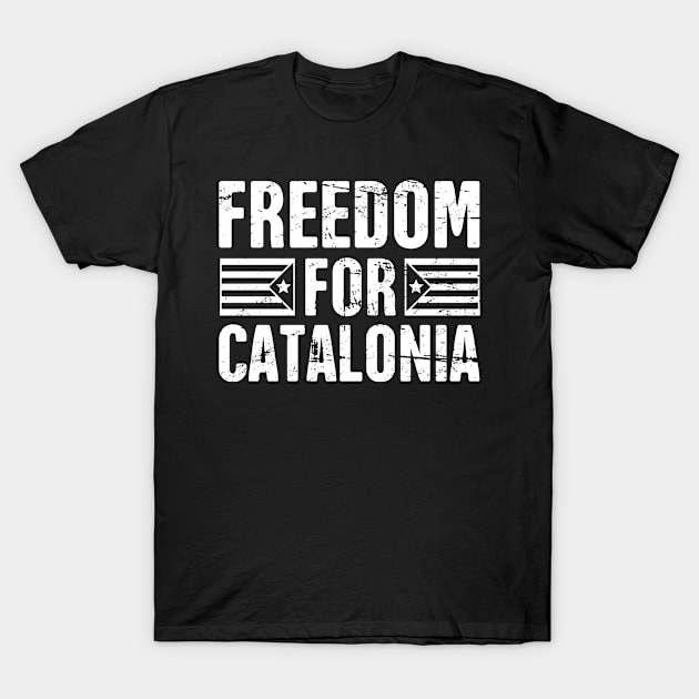 Freedom For Catalonia T-Shirt by Wizardmode